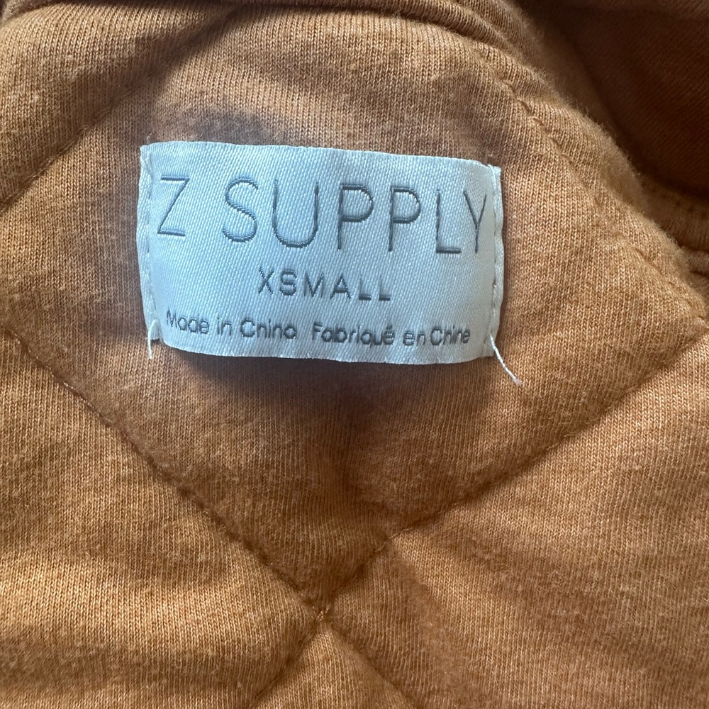 Z Supply Maya Camel Quilted Women's Jacket XS - Picture 7 of 8